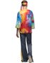 Hippie Marley - Tie-Dye Hippiekostyme til Herre
