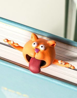 3D Bokmerke - Katt