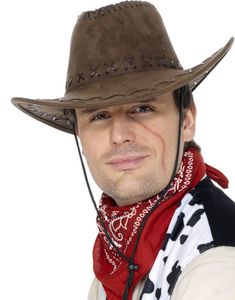 Semsket Brun Cowboyhat