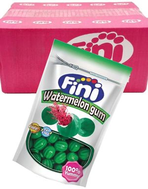 16 stk Fini Fruit Salad Gum - Vandmelonformet Tyggegummi - Hel Æske 2,64 kg