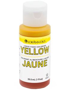LorAnn Gul Flytende Matfarge - 29,5ml