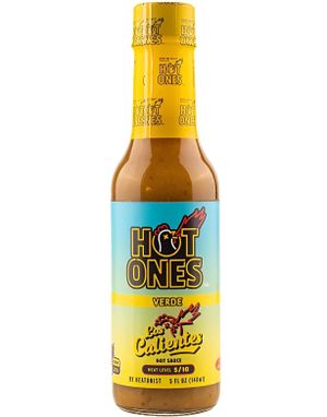 Hot Ones Los Calientes Verde - Sterk Chilisaus med Røkt Hvitløk, Serrano og Habanero 148 ml (USA)
