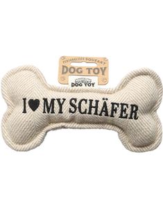 I Love My Schäfer - Legetøj Til Hund Med Lyd - 20 cm