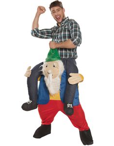Gnom Piggyback Unisex Kostume
