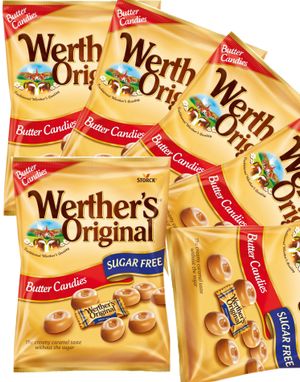 18 stk. Werthers Original Sukkerfrie Karamel-Slik - Hel Æske