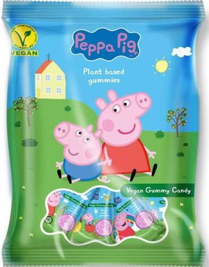 11 stk Peppa Gris Vegansk Vingummi Partybag - 240 g