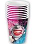 Dangerous Girl - 6 stk Harley Quinn Inspirerte Pappkopper 240 ml