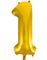 JUMBO Gullfarget Tallballonger 0-9 - 86 cm
