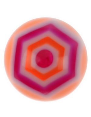 Hexagonal - Orange Akrylkugle