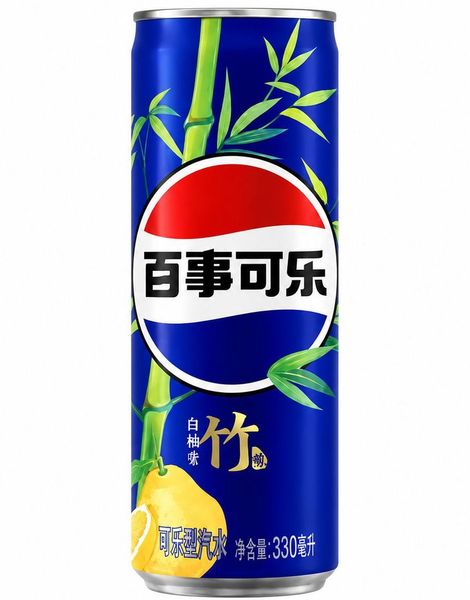 Pepsi White Pomelo Green Bamboo - Brus med Pomelo- og Bambussmak 330 ml (Kina)
