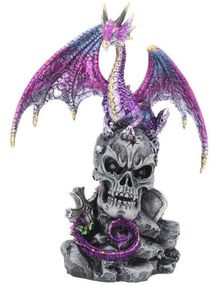 Loyal Defender - Drage og Hodeskallefigur 22,5 cm
