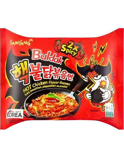 1 stk Samyang Buldak 2x Spicy Hot Chicken Flavor Ramen 140 gram (Korea)