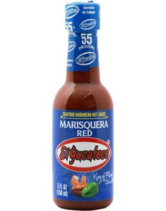 DATO PRODUKT - El Yucateco Marisquera Red Hot Sauce - Sjømat Habanero Chilisaus 150 ml (Mexico)