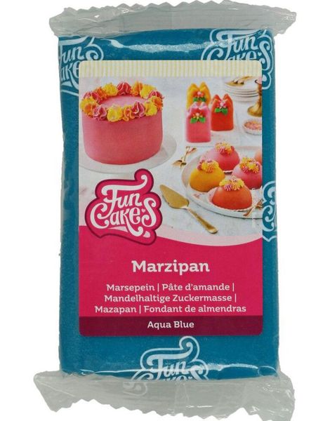 Funcakes Marsipan - Aqua Blue / Havblå 250 gram