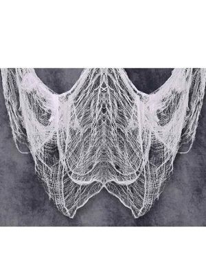 Stor Hvit Netting - 2x5 meter