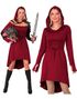 Rødhette Inspirert Kostymekjole - X-Large
