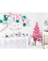 Rosa Sukkertøystang / Candy Cane Folieballong 50x82 cm
