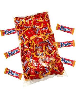 2 kg Daim Orange Minis - Daim Chokolade med Appelsinsmag