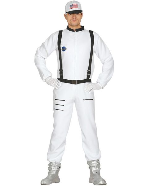 Mandlig Astronaut Kostume
