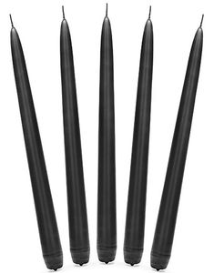 10 stk Sorte Kronelys 24 cm