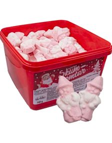 700g Stor Boks med Skumtomter /Juleskum