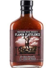 Professor Payne Indeass's Flamin' Flatulence - Stærk Habanerosauce 170 ml