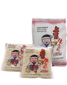 4-Pack Instant Fresh Udon Noodles - Koreanske Udon Nudler - SANGGIL 4x200 gram (Korea)