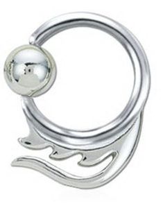 Silver Brake BCR Piercing - 1.6 x 12 mm