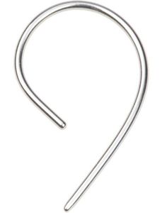 Silver Cane Fish Hook Piercing