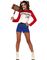 Crazy Harlequin - Harley Quinn Inspirert Kostyme til Dame