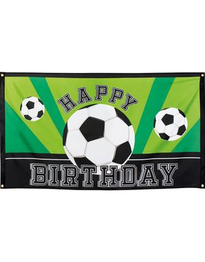 Banner 90x150 cm - Fodboldparty