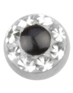 Diamond Bold Black Stålkugle