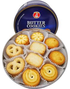 Danske Smørkjeks i Metallboks - Pâtisserie Mathéo 454 gram