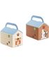 6 stk Kakebokser 15,5x10x16 cm - Dog Party