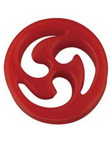 Ninja Star - Rød Piercing Tunnel