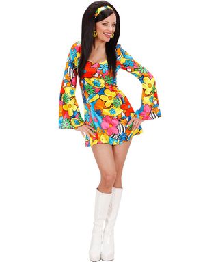 Flower Power Girl - Hippie Kostume