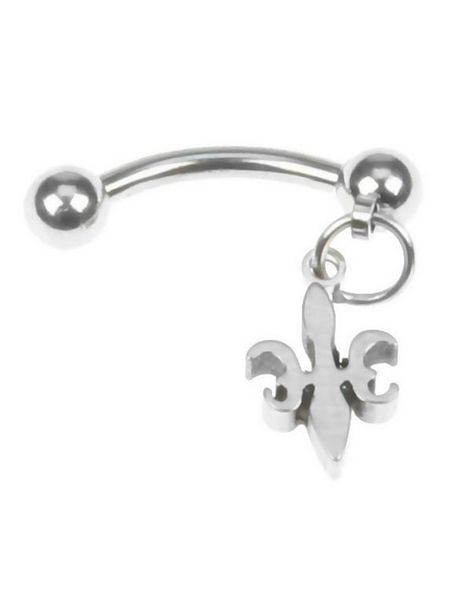 Lilje - 1,2 x 9 mm Øjenbrynspiercing