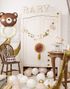 2,5 Meter Babyshower Banner med Tekst og Forskjellige Figurer - Oh Baby
