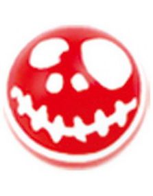 Jack Skellington Head - Rød og Hvid Akrylkugle