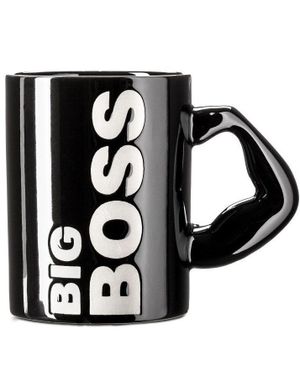 Big Boss - Keramikk Krus med Muskelarm Håndtak