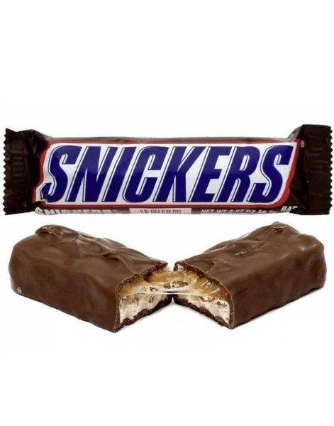 Snickers Bar - Melkesjokoladebar med Nougat, Nøtter og Karamell 50 gram