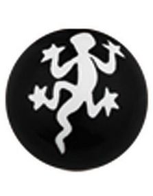 Salamander - Sort/Hvid Akrylkugle