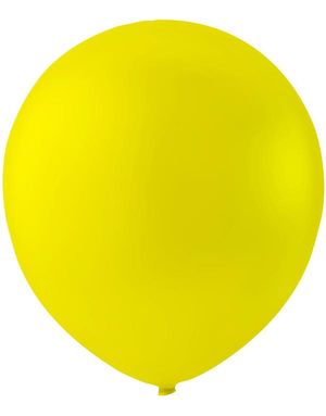 100 stk 23 cm MEGAPACK - Gule Balloner