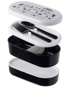 Original Stormtrooper 2 Roms Bentoboks med bestikk - Lunsj/Snacks Boks