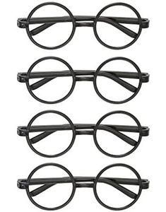 4 stk Harry Potter Kostymebriller