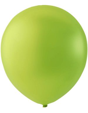 100 stk 23 cm MEGAPACK - Limegrønne Balloner