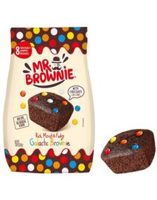 Mr. Brownie's Galactic Brownies - Brownies med Fargerike Sjokoladebiter 200 gram