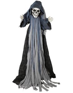 Gigantisk Reaper Halloween Dekorasjon med Lyd, Lys & Bevegelse 250 cm