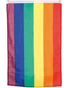 Regnbuefarvet Flag 150x90 cm