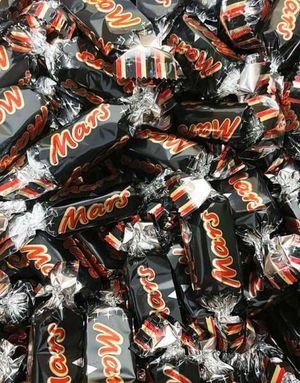 2,5 kg Små Mars-chokolader - Hel æske